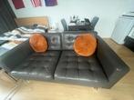 Ikea Landskrona bankstel donkergrijs, Huis en Inrichting, Banken | Sofa's en Chaises Longues, 150 tot 200 cm, Leer, 75 tot 100 cm