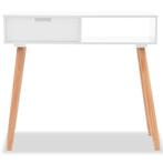 Wandtafel 80x30x72 cm massief grenenhout wit, ,, Nieuw, Ophalen of Verzenden, ,