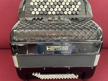 Z.g.a.n. Pigini Studio B2 Convertor knopaccordeon . B-Griff. beschikbaar voor biedingen