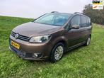 Volkswagen Touran 1.6 TDI Comfortline BlueMotion 7 prs Clima, Auto's, 1490 kg, Gebruikt, Zwart, 4 cilinders