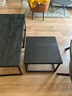 Zwarte Salontafel Set, Ophalen, Gebruikt, 100 tot 150 cm, 50 tot 100 cm