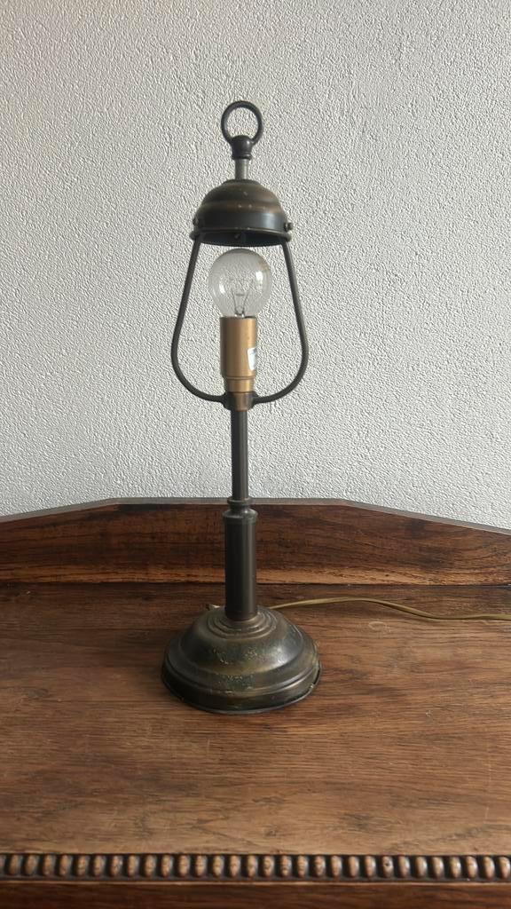 Lumi Lamp tafellamp, messing/koper, Huis en Inrichting, Lampen | Tafellampen, Minder dan 50 cm, Ophalen of Verzenden