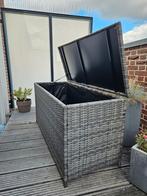 Tuinbox 120x50x60 cm poly rattan grijs, Tuin en Terras, Tuinmeubel-accessoires, Ophalen, Zo goed als nieuw