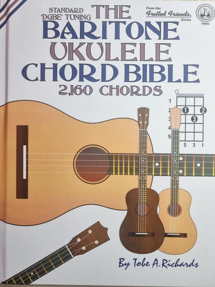 Bariton Ukulele Chord Bible - Nieuw!, Muziek en Instrumenten, Bladmuziek, Nieuw, Les of Cursus, Populair, Banjo of Mandoline, Ophalen of Verzenden