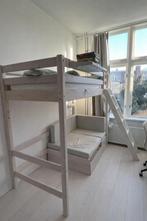 Flexa hoogslaper met bankje en rechte of schuine trap, Ophalen, Gebruikt, Hoogslaper