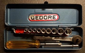 GEDORE 1/4 vintage doppensetje DA 20 nette staat inches
 beschikbaar voor biedingen