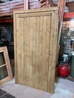 Vuren enkele dichte deur extra breed inclusief kozijn, Ophalen, Zo goed als nieuw, Minder dan 180 cm, Planken