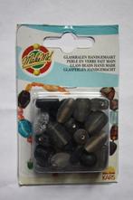 5 doosjes glaskralen handgemaakt mat zwart 0,5-1,5cm, Hobby en Vrije tijd, Kralen en Sieraden maken, Verzenden, Nieuw, Kraal