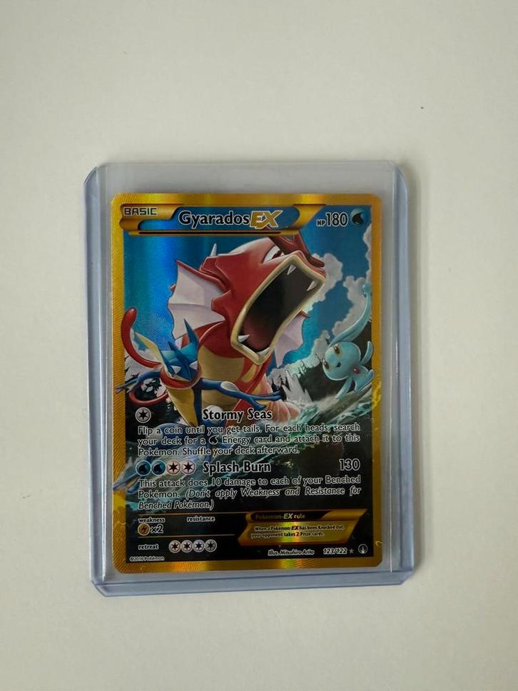 Pokemon Gyarados EX BREAKpoint 123/122 NM, Hobby en Vrije tijd, Verzamelkaartspellen | Pokémon, Ophalen of Verzenden