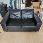 (Nep) leren tweezits bank, 147 x 85, Huis en Inrichting, Banken | Bankstellen, Ophalen, 150 tot 200 cm, Tweepersoons, 75 tot 100 cm