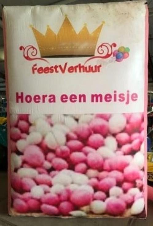 opblaasbare muisjes roze baby te huur geboorte huren opblaas, Hobby en Vrije tijd, Feestartikelen | Verhuur, Nieuw, Geboorte of Huwelijk