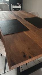 Houten Eettafel Leenbakker, Ophalen, Gebruikt, 100 tot 150 cm, Eikenhout