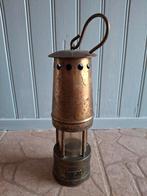 Oude Belgische mijnwerkerslamp van koper 1910-1920, Antiek en Kunst, Ophalen of Verzenden