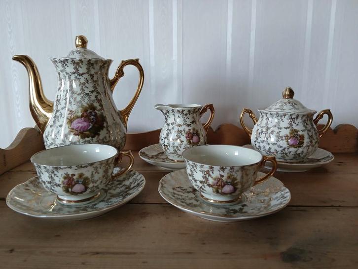 Mokka theeservies ‐ Mosa, Antiek en Kunst, Antiek | Servies compleet, Ophalen