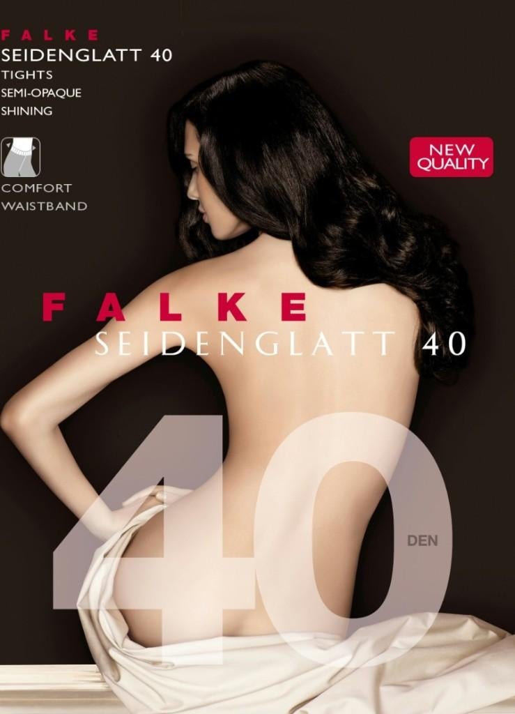 Nieuw: FALKE Seidenglatt 40 DEN Dames Panty maten S/M  en  L, Kleding | Dames, Bruin, Nieuw, Overige maten, Panty