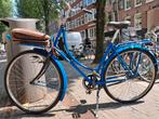 Solide coolblauwe omafiets 28inch met transportrek, Fietsen en Brommers, 53 tot 56 cm, Ophalen of Verzenden, Zo goed als nieuw