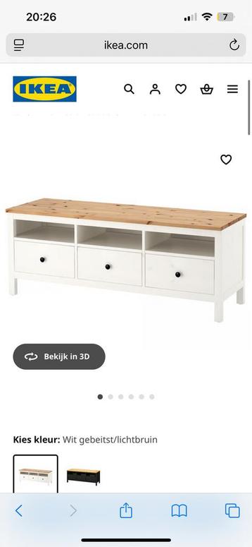 Ikea hemnes tv meubel beschikbaar voor biedingen