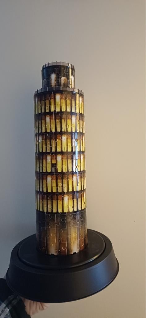 3D Puzzel Toren van Pisa met Verlichting, Ophalen, Minder dan 500 stukjes, Zo goed als nieuw, Rubik's of 3D-puzzel