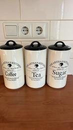 Koffie thee suikerpotten, Ophalen of Verzenden, Zo goed als nieuw