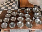 Vintage Roestvrijstalen Schalen Set rvs, Ophalen of Verzenden, Gebruikt