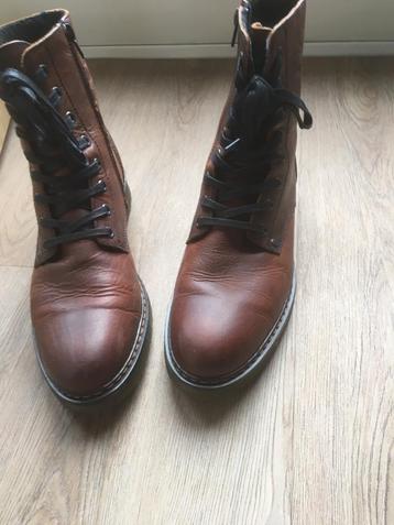 Veterboots mt 41 juchtleer bullboxer beschikbaar voor biedingen