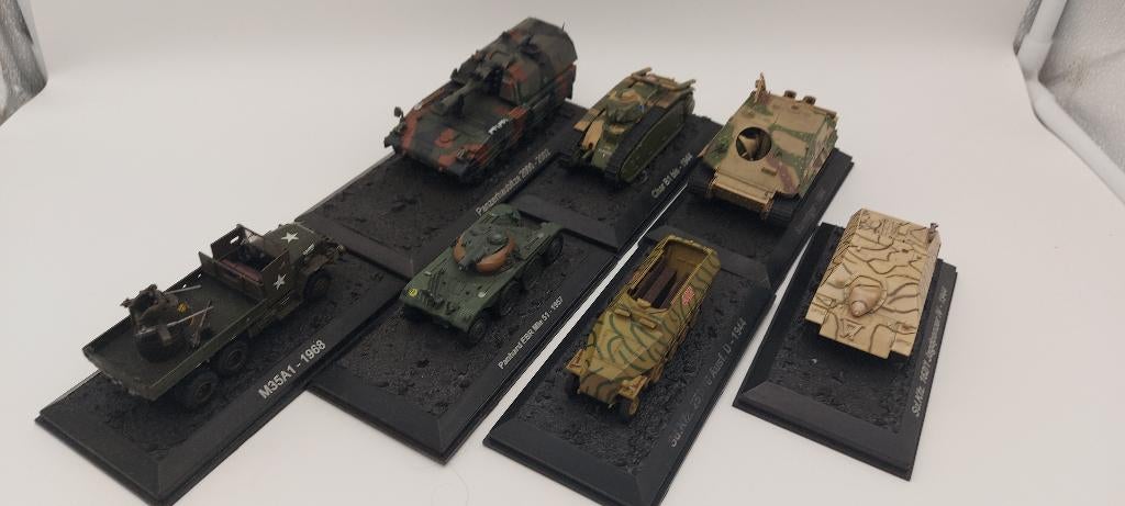 Deagostini schaalmodellen set, Gebruikt, Italeri, Verzenden, Tank