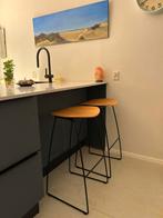 Prachtige hoge design krukken, barkrukken, Ophalen, Gebruikt, Met voetsteun, 60 tot 90 cm