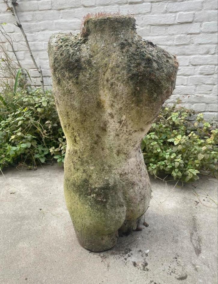 Mannenlichaam Sculptuur, Tuin en Terras, Tuinbeelden, Gebruikt, Mensenbeeld, Steen, Ophalen