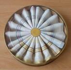 3 Heren Zakdoeken in Ronde Doos - vintage, Antiek en Kunst, Ophalen of Verzenden