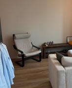 Poäng fauteuil + voetenbank, Ophalen, Zo goed als nieuw, 75 tot 100 cm, Minder dan 50 cm