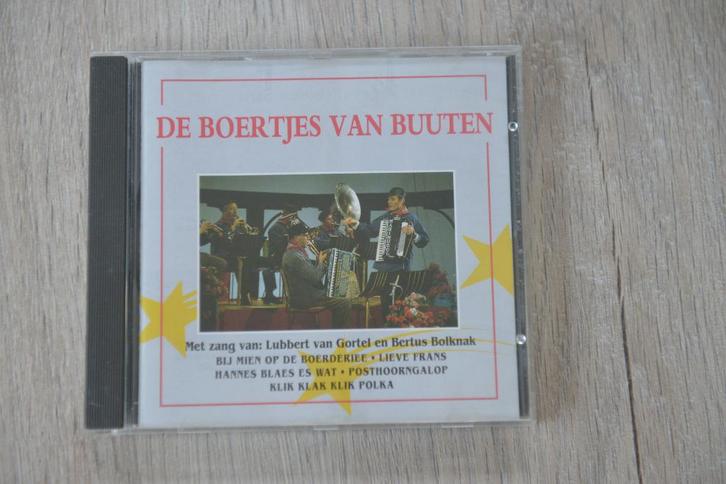 DE BOERTJES VAN BUUTEN met zang van Lubbert van Gortel, Cd's en Dvd's, Cd's | Nederlandstalig, Levenslied of Smartlap, Verzenden