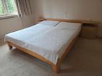 Auping Auronde bed 180 x 200 cm, incl. nachtkastjes, Huis en Inrichting, Slaapkamer | Bedden, Ophalen, Gebruikt, Bruin, Tweepersoons