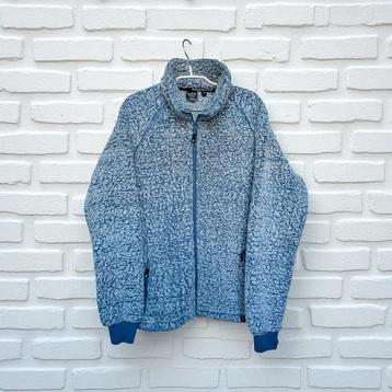 Kjelvik Vest Maat 40 Lichtblauw Wit Fleece Jack Kimber beschikbaar voor biedingen