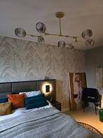 Plafond lamp met glazen kelken, Ophalen of Verzenden, Zo goed als nieuw, Glas