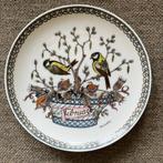 Schotel met vogelafbeelding, Ophalen of Verzenden, Zo goed als nieuw, Overige stijlen, Kop(pen) en/of Schotel(s)