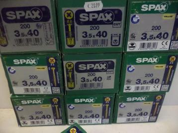 Spax (glaslat)schroeven Yellox z2 3,5x40  beschikbaar voor biedingen