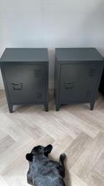 Lockerkast Leipzig Zwart s 2stuks, Huis en Inrichting, Ophalen, Gebruikt, Minder dan 45 cm, Metaal of Aluminium