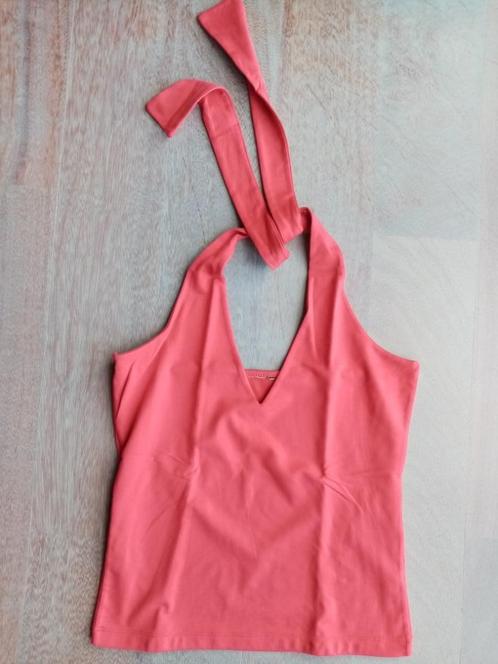 Sexy mooie rode haltertop maat S, Kleding | Dames, Tops, Zo goed als nieuw, Maat 36 (S), Rood, Zonder mouw, Ophalen of Verzenden