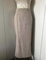 Lange Wollen Rok, Kleding | Dames, Rokken, Beige, Ophalen of Verzenden, Zo goed als nieuw, Maat 36 (S)
