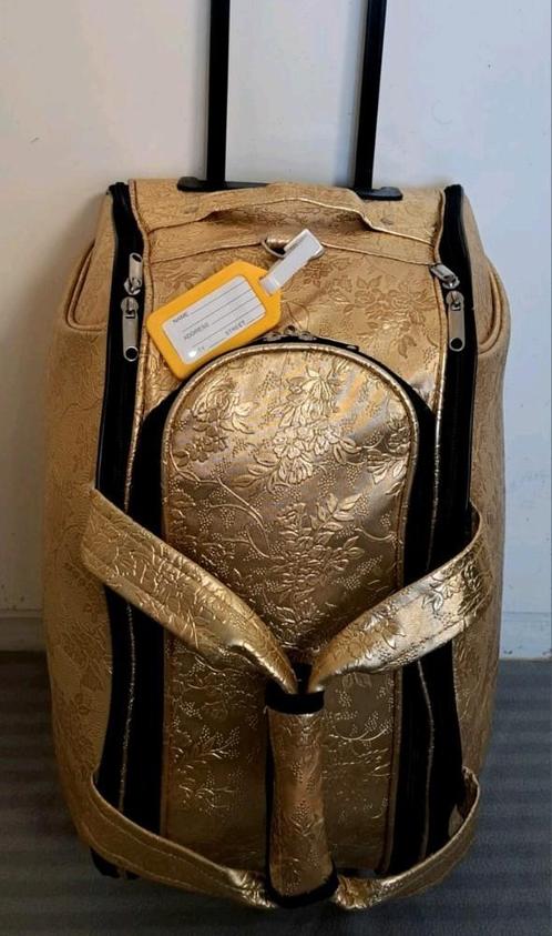 Modern Handbagage Gouden kleur                        54  36, Sieraden, Tassen en Uiterlijk, Koffers, Zo goed als nieuw, Hard kunststof
