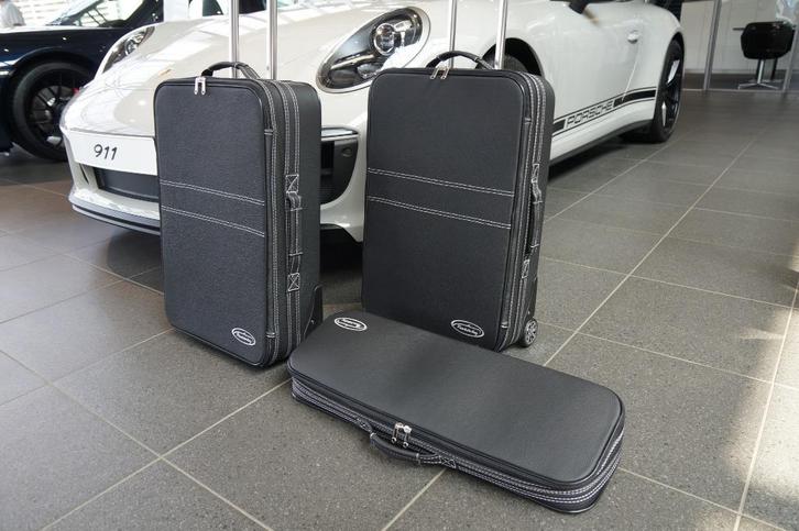 Roadsterbag lederen kofferset Porsche 911 991, Auto diversen, Auto-accessoires, Nieuw, Verzenden