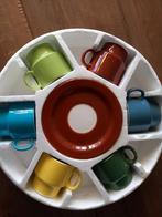 Vintage pagnossin Treviso koffie kopjes Italy, Ophalen of Verzenden