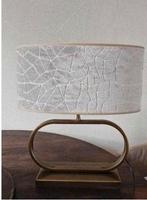 Mooie ovale lampenkap, Huis en Inrichting, Lampen | Tafellampen, Ophalen, Zo goed als nieuw, Stof, Minder dan 50 cm