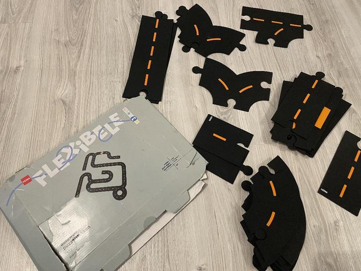 flexibele autoweg, Kinderen en Baby's, Speelgoed | Kinderpuzzels, Zo goed als nieuw, 10 tot 50 stukjes, Ophalen of Verzenden