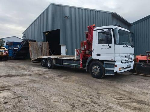 Mercedes-Benz actros truck with hydraulic winch, crane and r, Auto's, Vrachtwagens, Bedrijf, Te koop, Mercedes-Benz, Overige brandstoffen