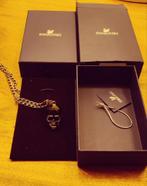 Swarovski ketting met schedel skull cib, Verzamelen, Swarovski, Ophalen of Verzenden, Zo goed als nieuw, Sieraad of Horloge