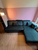 Slaapbank groen, Huis en Inrichting, Slaapkamer | Slaapbanken, Ophalen, 90 cm, Zo goed als nieuw, Twijfelaar