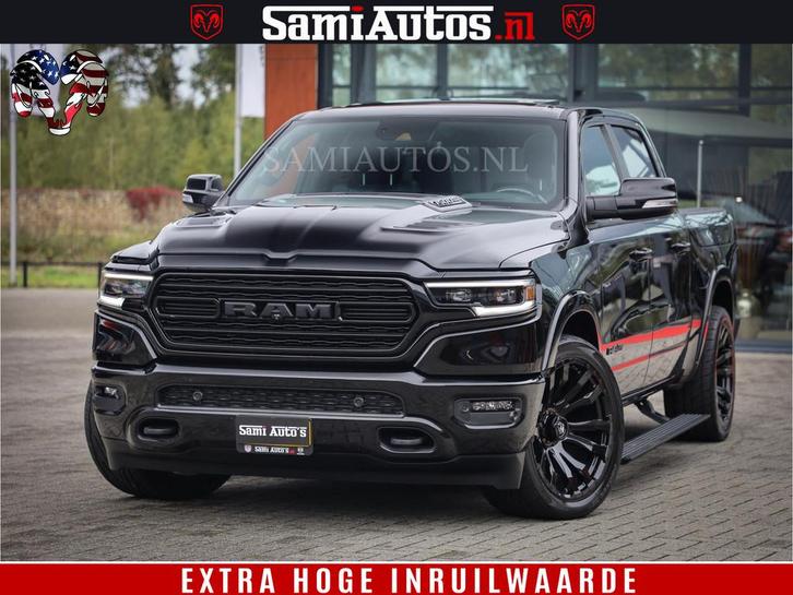 Dodge Ram 1500 LIMITED NIGHT | FEUL BLACK WHEELS | BOM VOL |, Auto's, Dodge, Bedrijf, Te koop, RAM 1500, 360° camera, 4x4, ABS