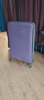 Opklapbed 1-persoons met wieltjes, Ophalen of Verzenden, 80 cm, Metaal, Modern