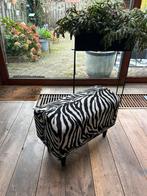 Leuke stoffen (voeten)bank, Huis en Inrichting, Ophalen, Gebruikt, 125 cm of meer, Vintage
